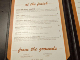 110 Grill menu