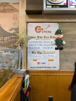 Chopsticks menu