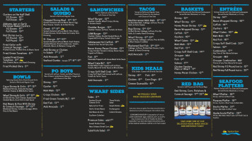 Wharf Casual Seafood Dothan menu
