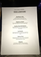 Ludlow Garage menu