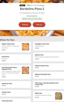 Bardolino Pizza 2 menu