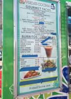 Frida's Cocina Food Truck menu