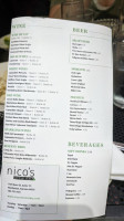 Nico's Little Italy menu
