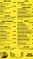 Brooklyn Beef N Cheese menu