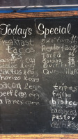 Taqueria Las Palmas menu