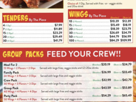 Ny Flying Wings menu
