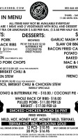 Buttermilk's Barbecue And Catering menu