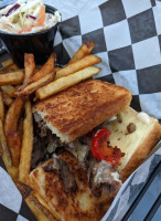 The Meltdown Grilled Cheese And Tap Room food