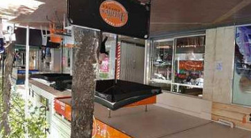 Dunkin' outside