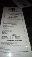 Frontier Restaurant Bar menu