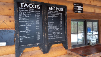 Tacohoma Tacos And More menu