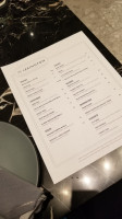 The Lexington menu