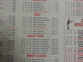 Ling Ling Ridgway(accept Cards Min. $10) menu
