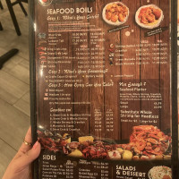 Crafty Crab Seafood menu