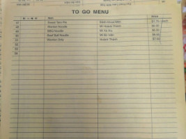 Taco Bell menu