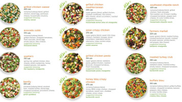 Saladworks menu