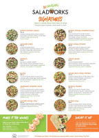Saladworks menu