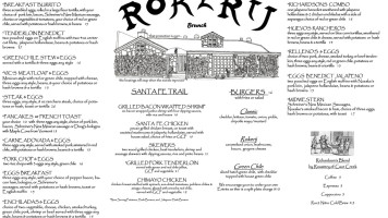 Richardson's And Rokerij menu