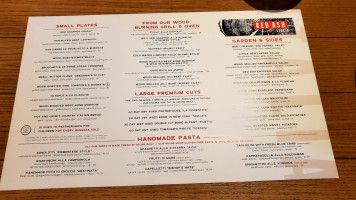 Red Ash Italia menu