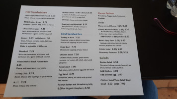 Sonic Drive-in menu
