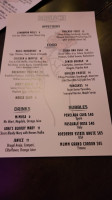 Jane’s Hideaway menu