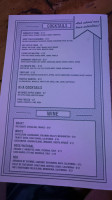 Jane’s Hideaway menu
