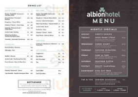 Outback Steakhouse menu