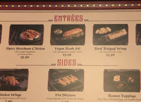 Lucky Fortune Cookery menu