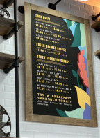 Foxtail Coffee Co. menu