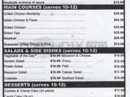 Kobe Japanese Restaurant Sushi Bar menu