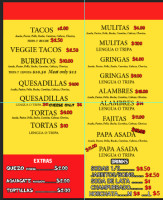 Tacos Tamix Mexican Food Truck menu