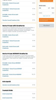 Berries-n-cream menu