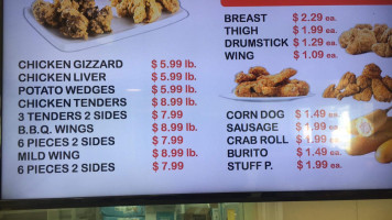 R&j Fried Chicken menu