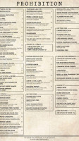 Prohibition menu