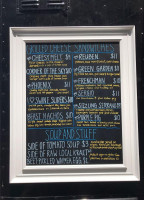 Red Barn menu
