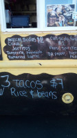 Anytime Tacos menu