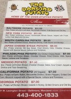 Bob Edith's Diner menu