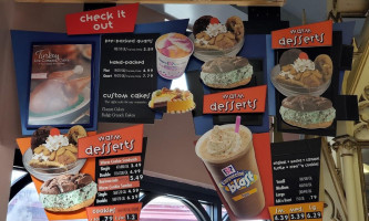 Baskin-robbins menu