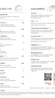 En Hakkore menu