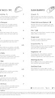 En Hakkore menu