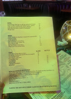 Kahuna Tiki Tu menu