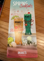 Drake's Evansville menu