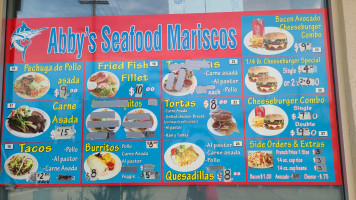 Mariscos Corallitos menu