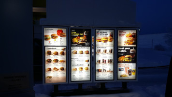 Mcdonald's menu
