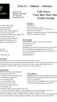 Food Riot menu
