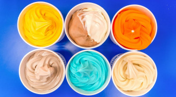 Rhino's Frozen Yogurt Soft Serve drink
