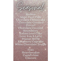 Bella Vita Nutrition menu