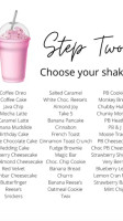 Bella Vita Nutrition menu