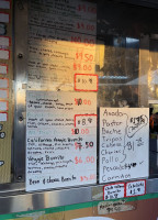 Tacos Aranda menu