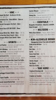 Forbidden Barrel Brewing Company menu
